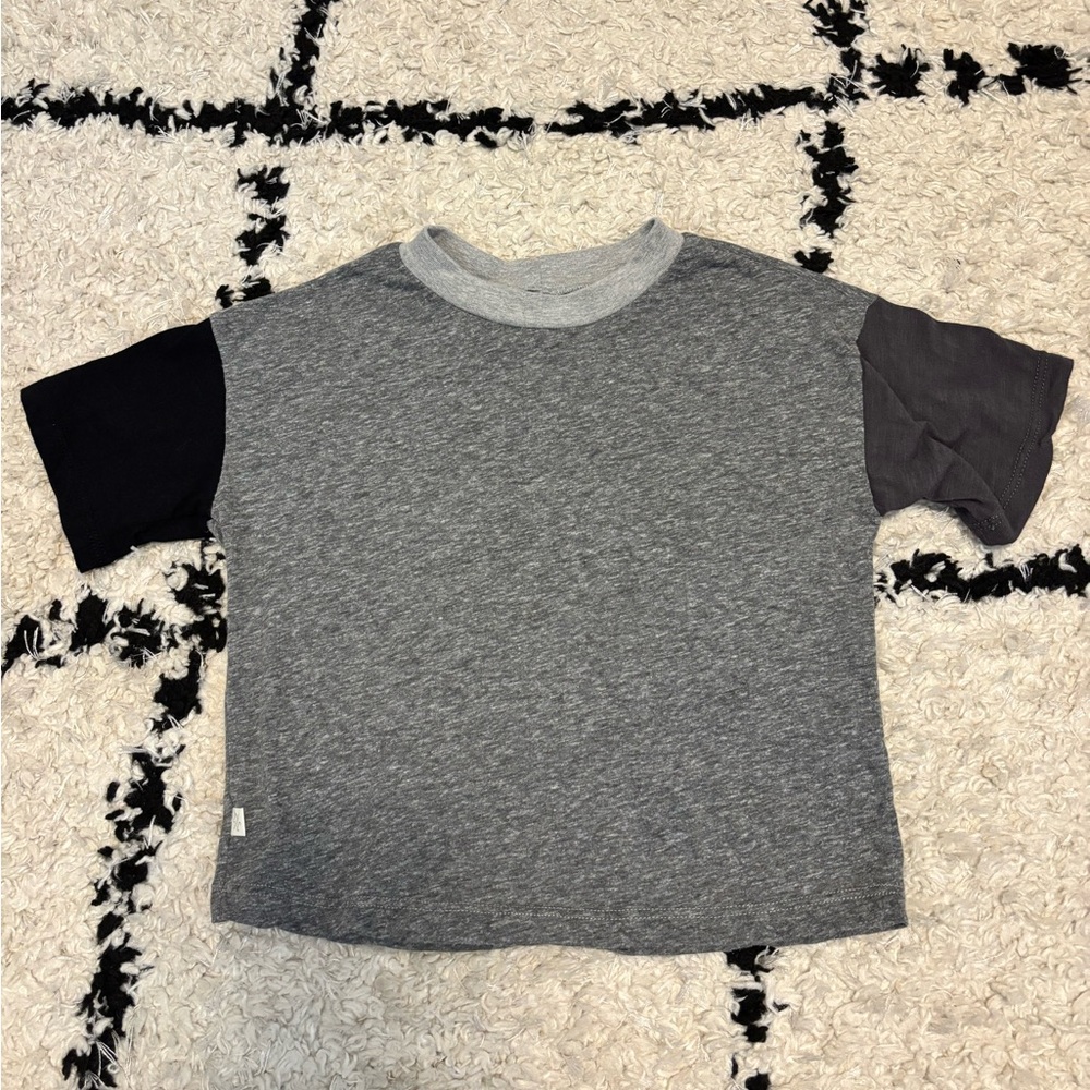 Childhoods Clothing Gray and Black Kids T-Shirt
